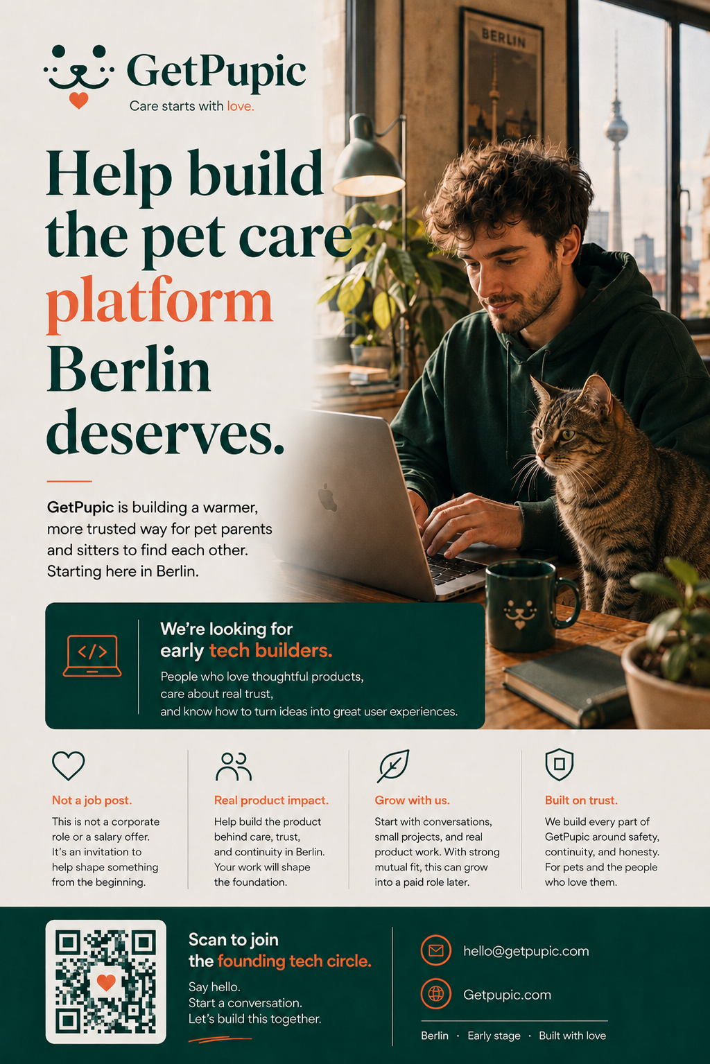 Help build the pet care platform Berlin deserves — looking for early tech builders